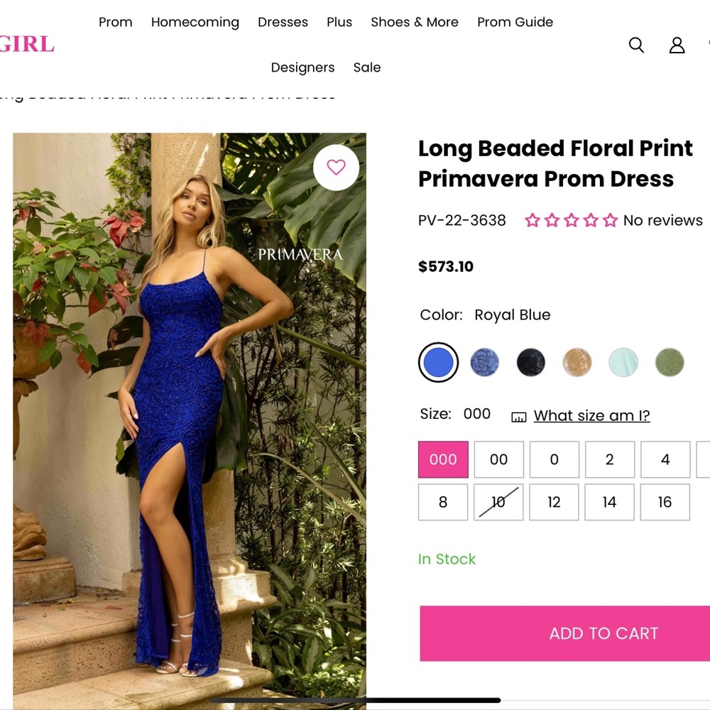 Beautiful prom dress